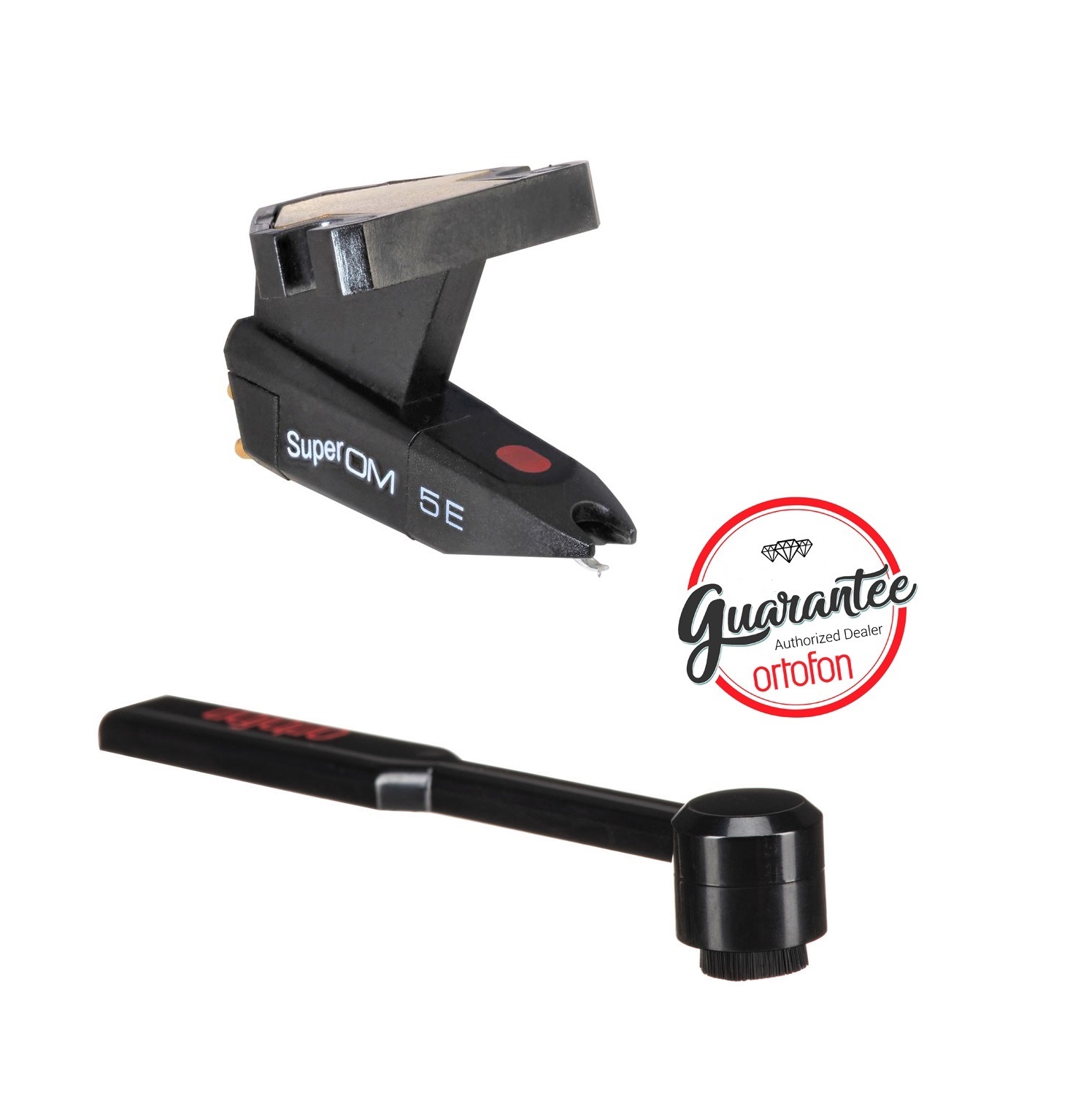 Ortofon SUPER OM 5E + Ortofon Carbon Stylus brush