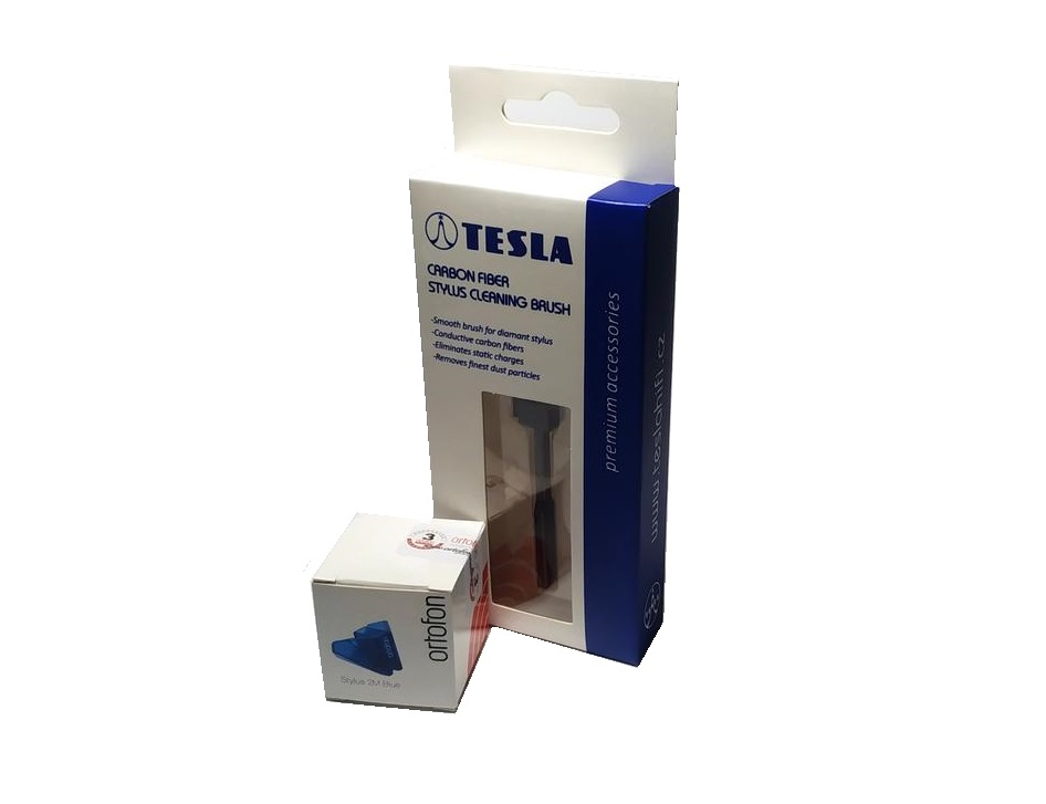 Ortofon Stylus 2M BLUE + TESLA Carbon Stylus Brush