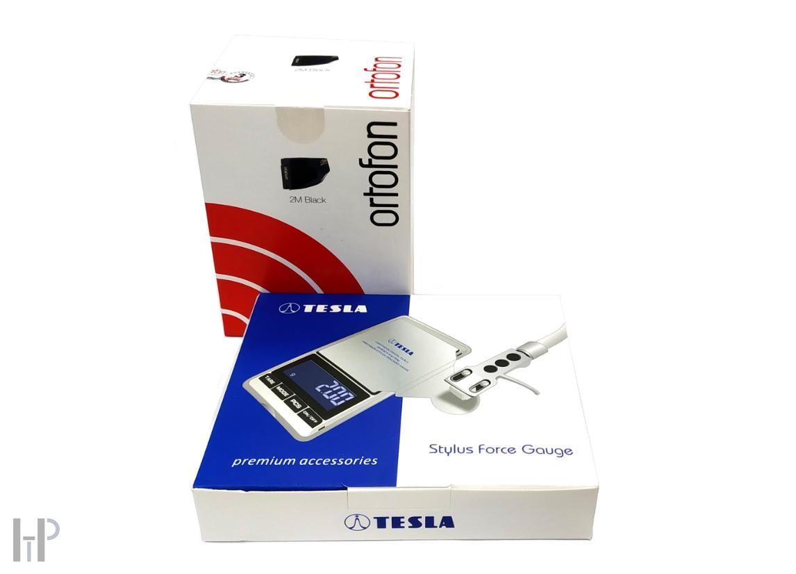 Ortofon 2M BLACK + TESLA Stylus Force Gauge Premium