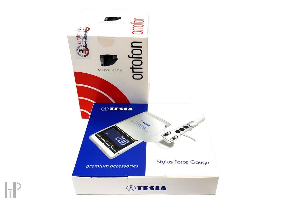 Ortofon 2M BLACK LVB 250 + TESLA Stylus Force Gauge Premium