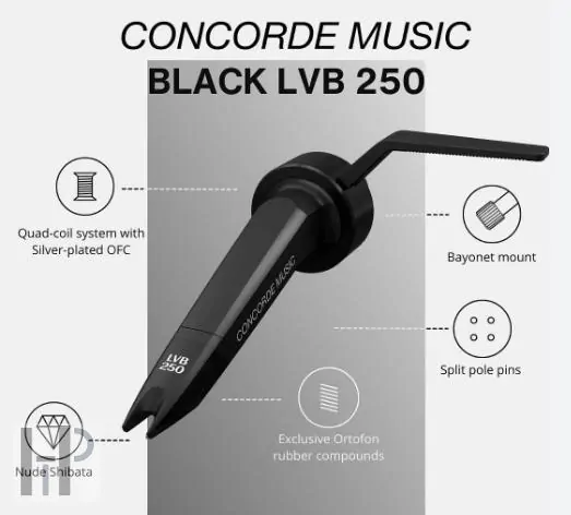 Ortofon Concorde Music Black LVB 250